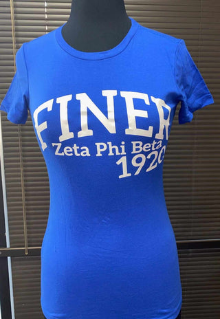Zeta Finer 1920 Tee T-Shirts Zeta Phi Beta   