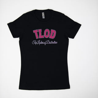 Black Top Ladies Of Distinction T-Shirt T-Shirts Top Ladies Of Distinction   