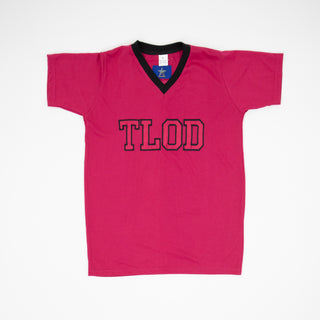 Pink TLOD V-Neck T-Shirts Top Ladies Of Distinction   