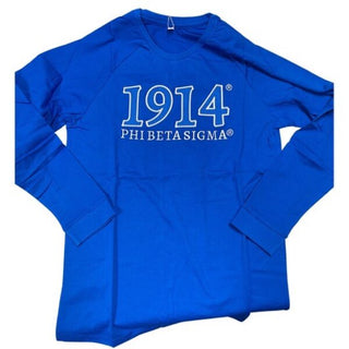 Phi Beta Sigma 1914 Embroidered Tee Sweater Phi Beta Sigma   