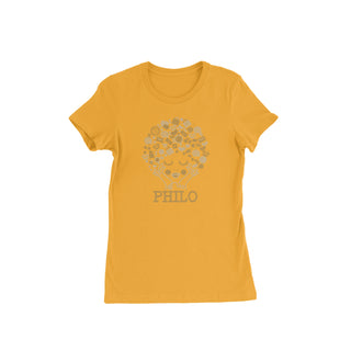 Gold Philo Afro T-Shirt