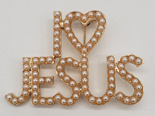 I Love Jesus Pin Pins Diva Starr Default Title  
