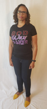 God Way Maker T-Shirt T-Shirts Diva Starr Regular Small 