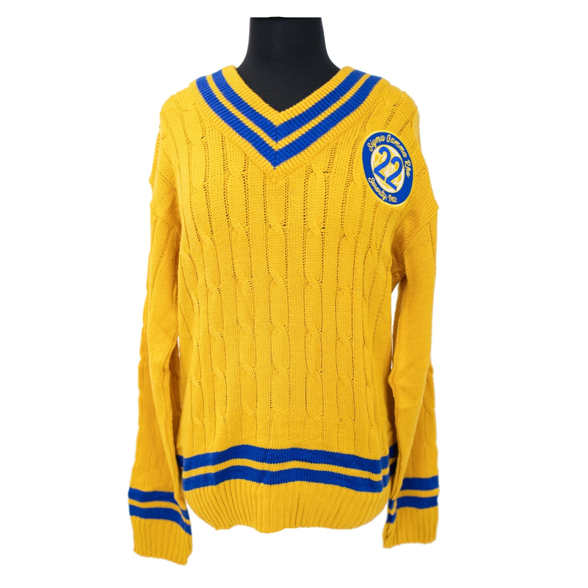 22 V - Neck Gold Cardigan Pre - Order - Diva Starr Boutique