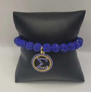 Sigma Blue Bling Bracelet