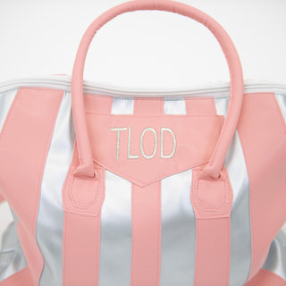 TLOD Pink & Silver Purse with strap Pins Top Ladies Of Distinction   