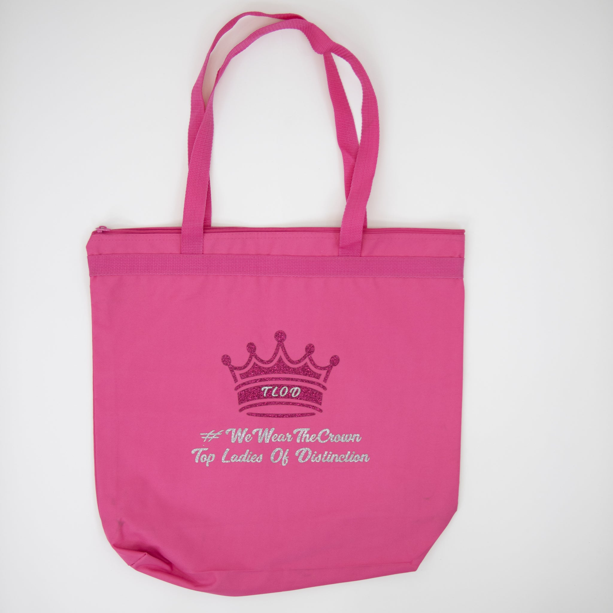 Pink TLOD We Wear The Crown Tote – Diva Starr Boutique