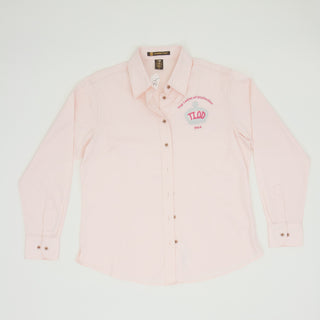 Pink TLOD LS Shirt Pins Top Ladies Of Distinction   