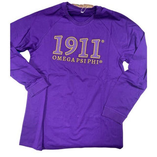 Omega Psi Phi 1911 Embroidered Tee Jerseys Omega Psi Phi   