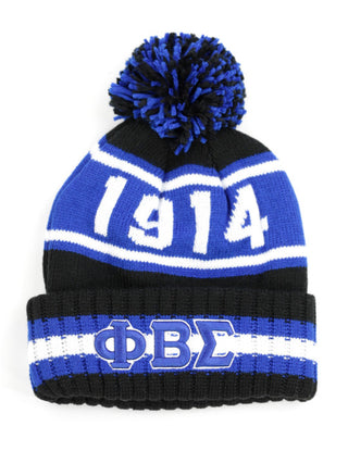 Phi Beta Sigma Winter Hat Sweater Phi Beta Sigma   