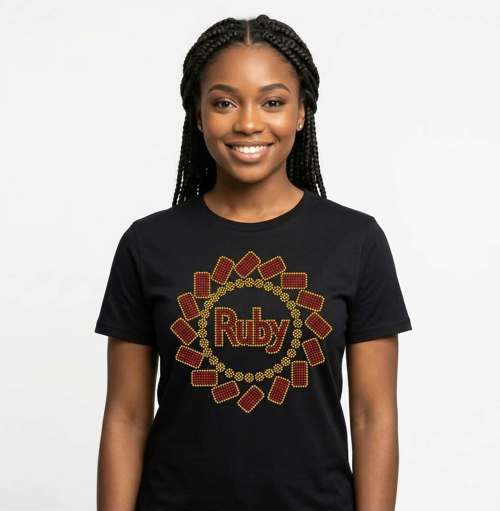 Ruby Burst Tee Unisex Fitted