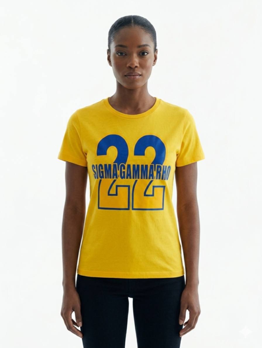 SGR 22 Tee Gold Unisex