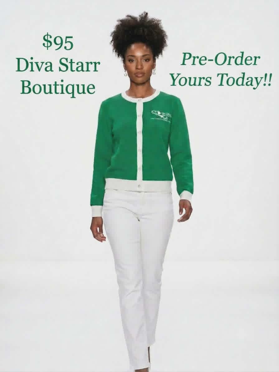 The Links Cardigan with Pearl Buttons Pre-Order (Ship August 20, 2026)