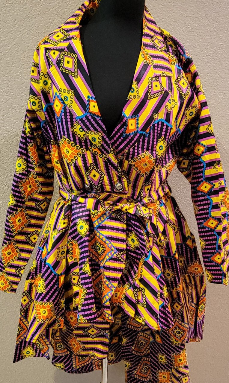 African Hi - Lo Top Multi - Diva Starr Boutique