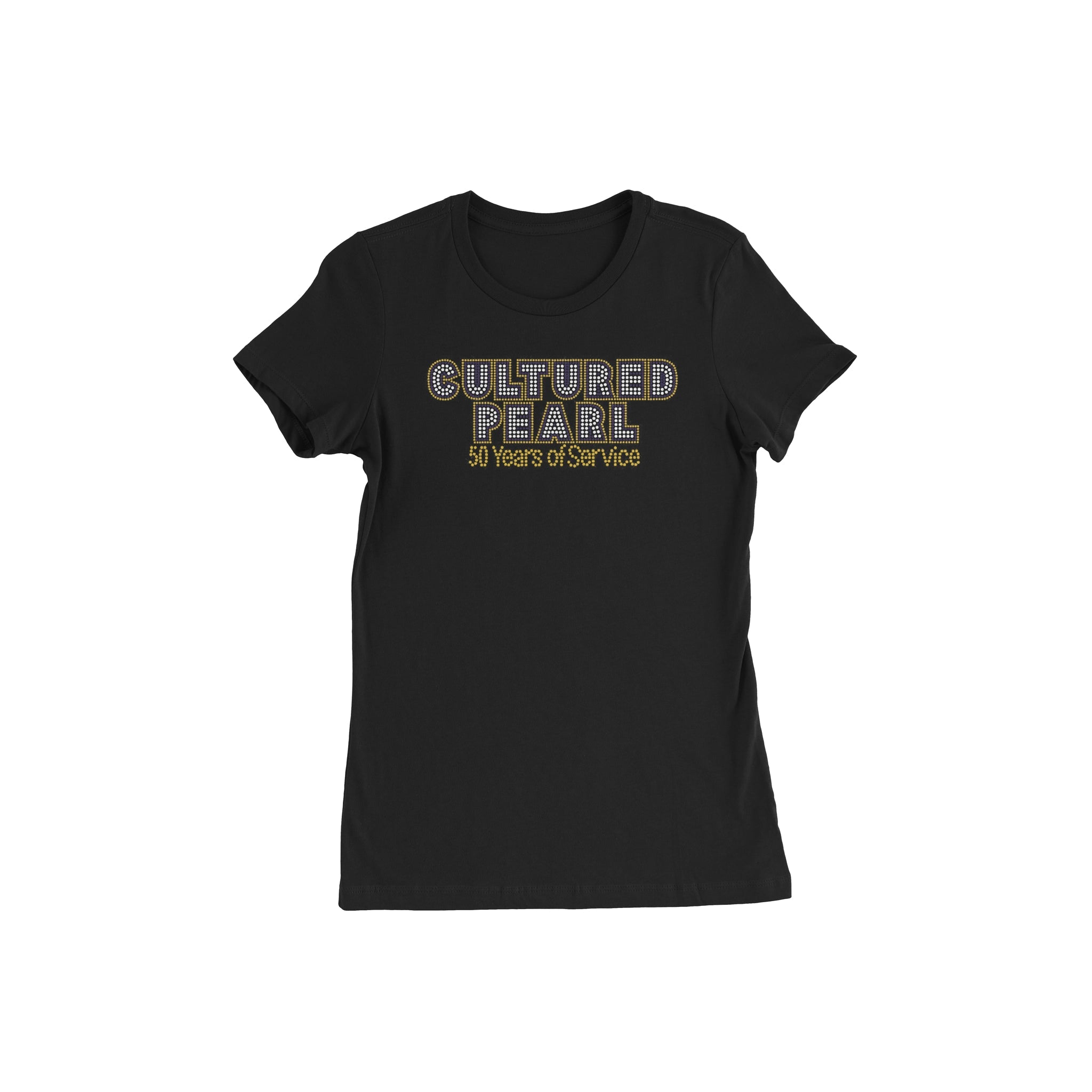 Black Cultured Pearl T - Shirt - Diva Starr Boutique