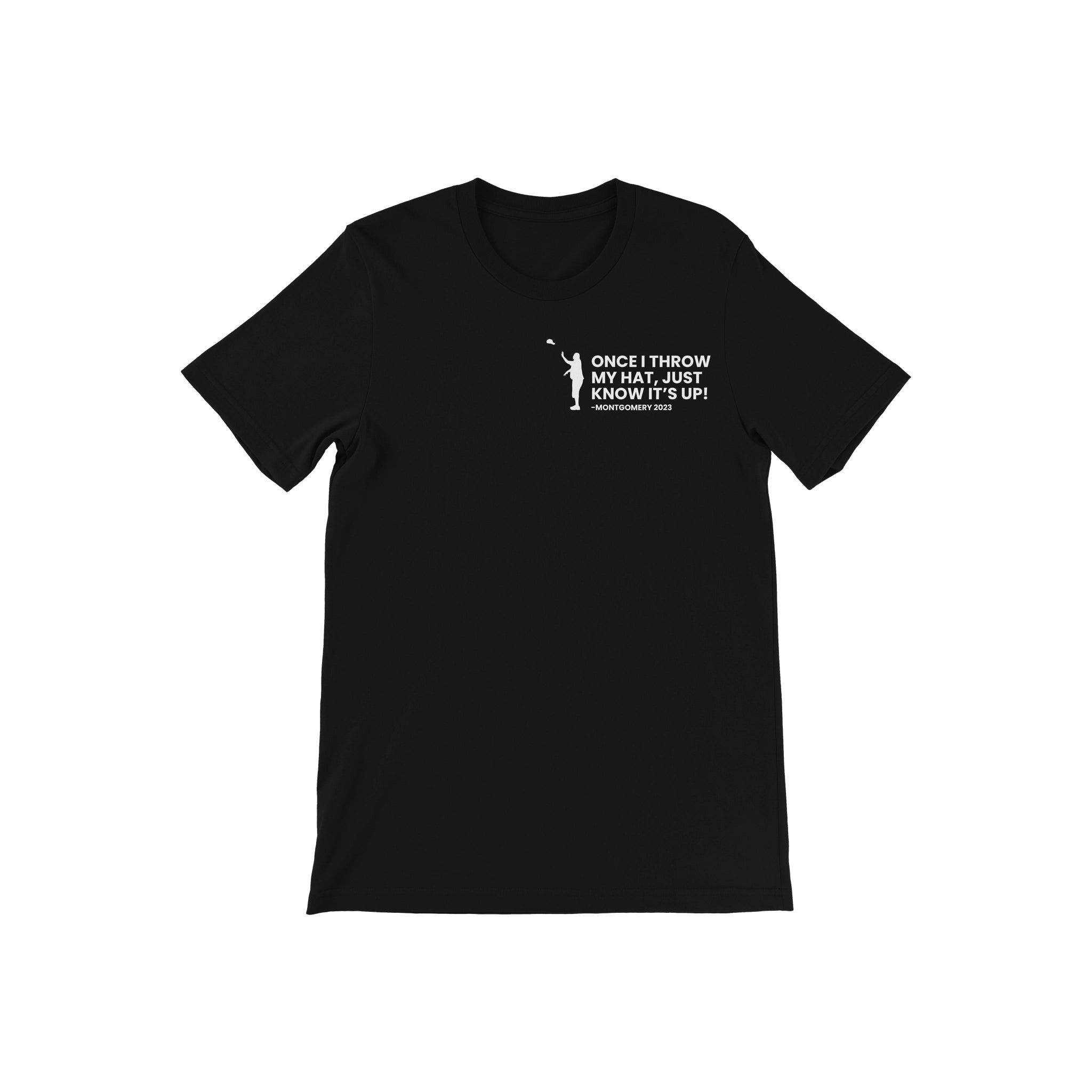 Black & White Once I Throw My Hat Tee - Diva Starr Boutique