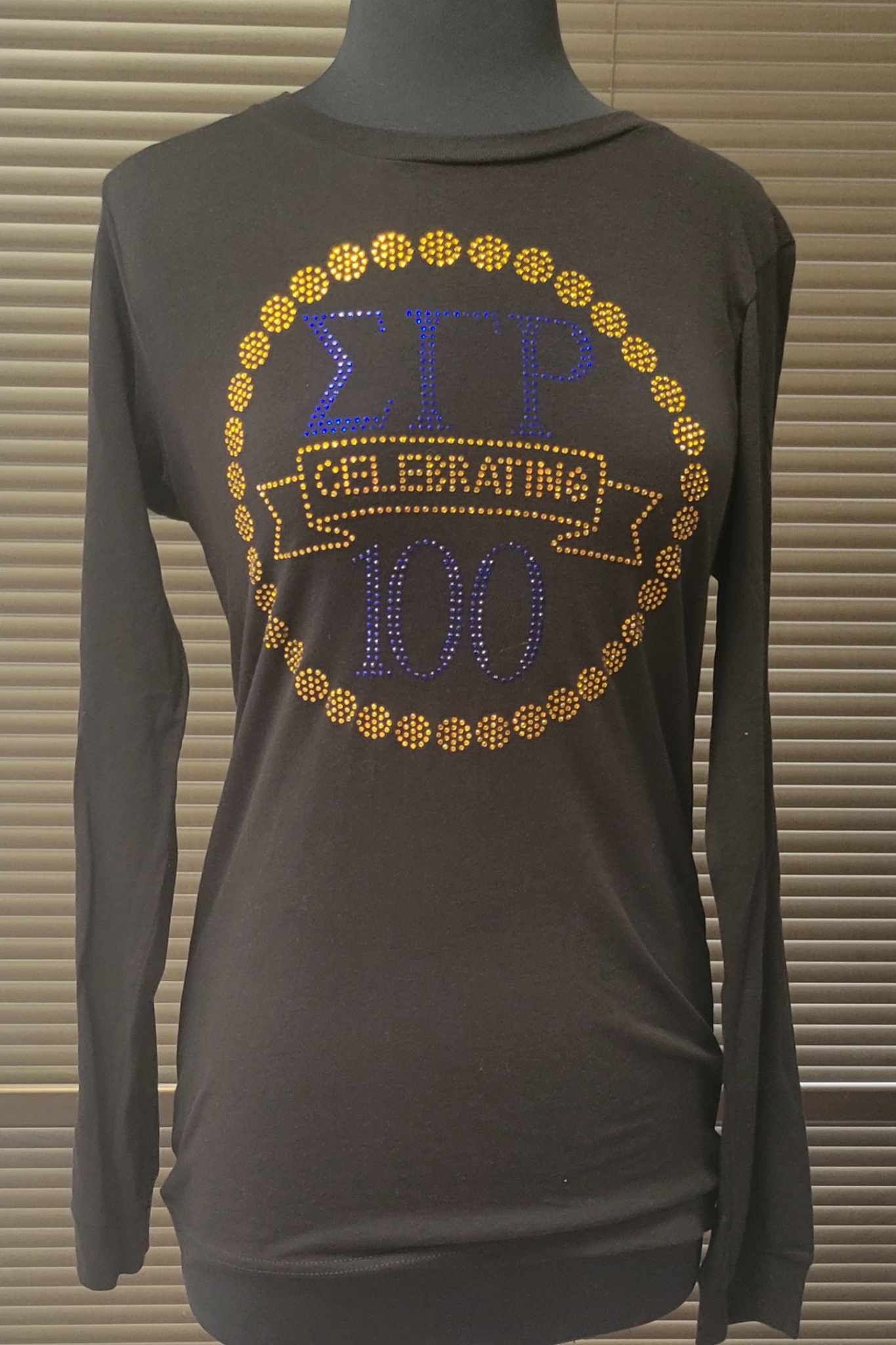 Celebrating 100 Bling tee Longsleeve - Diva Starr Boutique