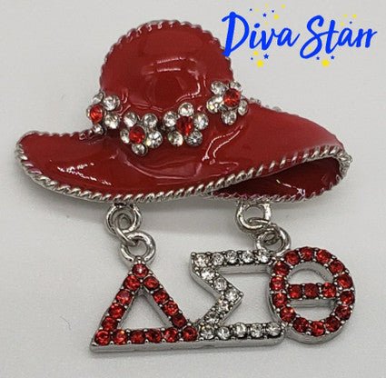 Delta Sigma Theta Hat Pin - Diva Starr Boutique