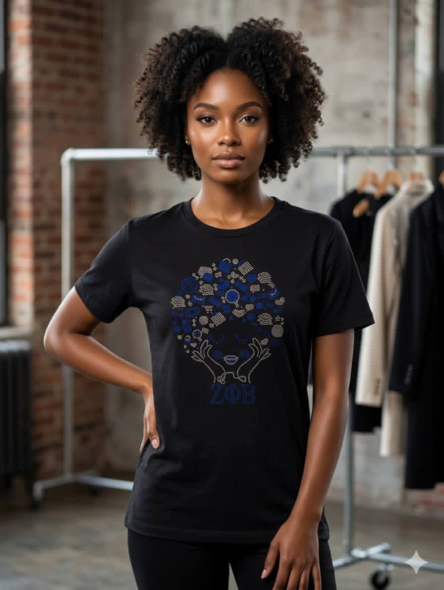Zeta Afro BlingTee Unisex