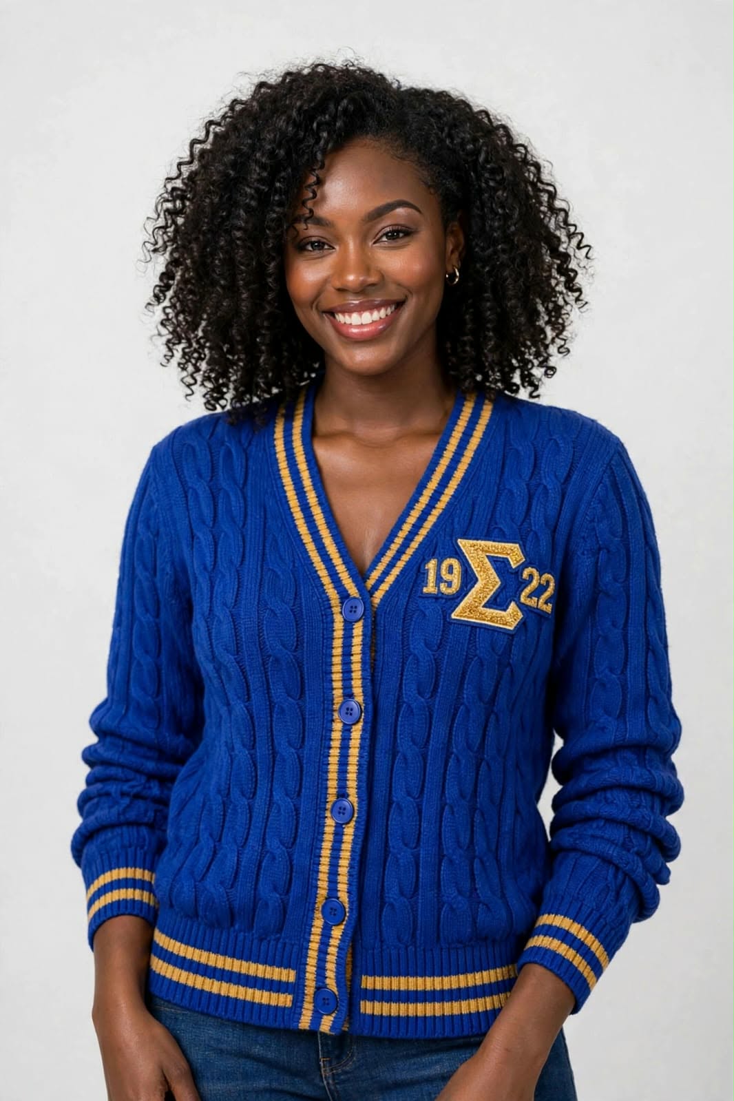 Sigma 1922 Chenille Letter Cardigan Pre-Order (Ships 11-15-26)