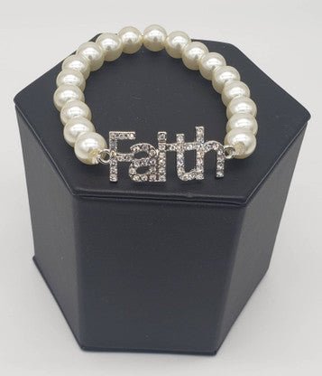 Faith Bling Bracelet - Diva Starr Boutique