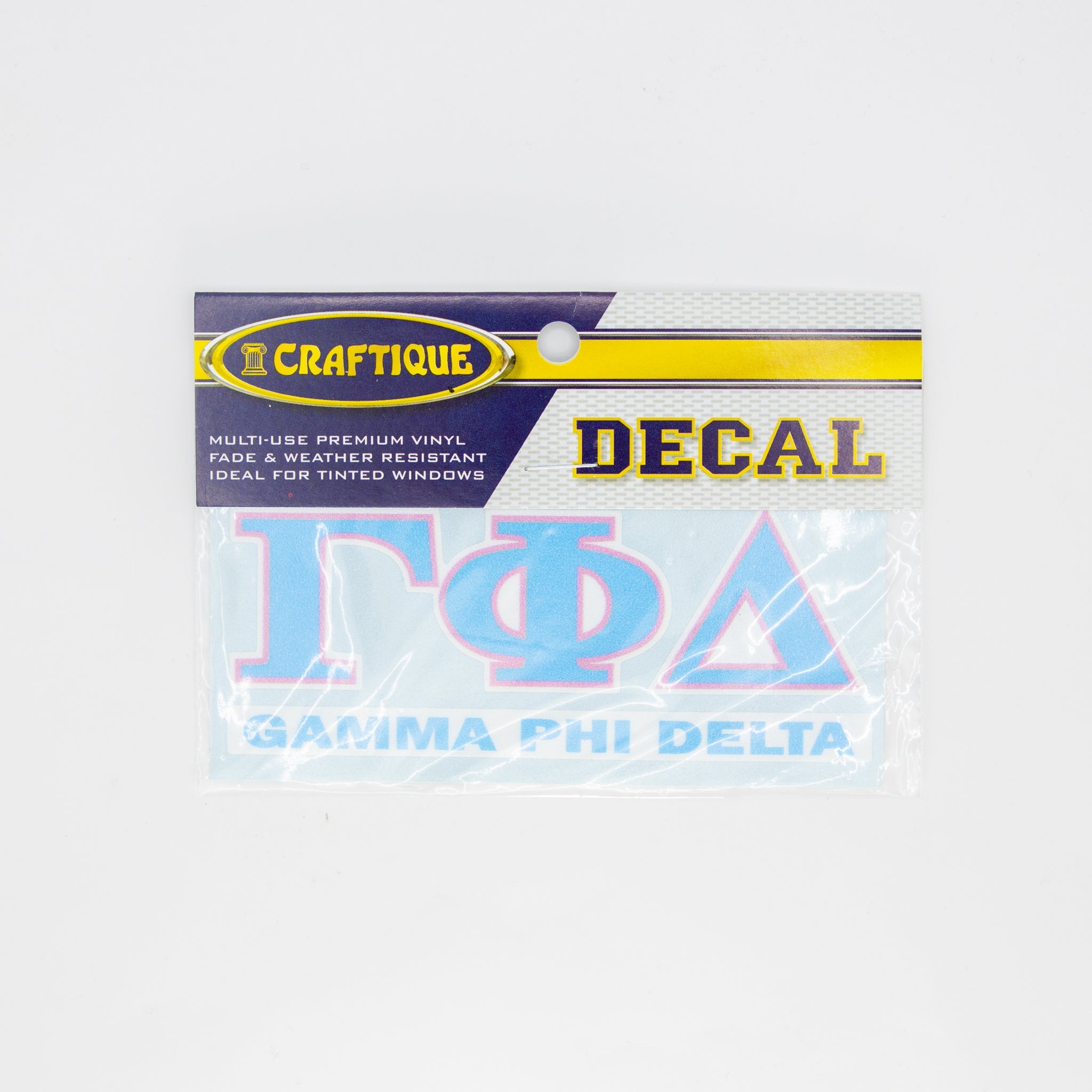 Gamma Phi Delta Window Decal - Diva Starr Boutique