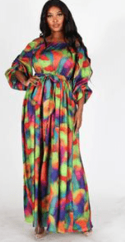 Gia Multi Colored Dress - Diva Starr Boutique