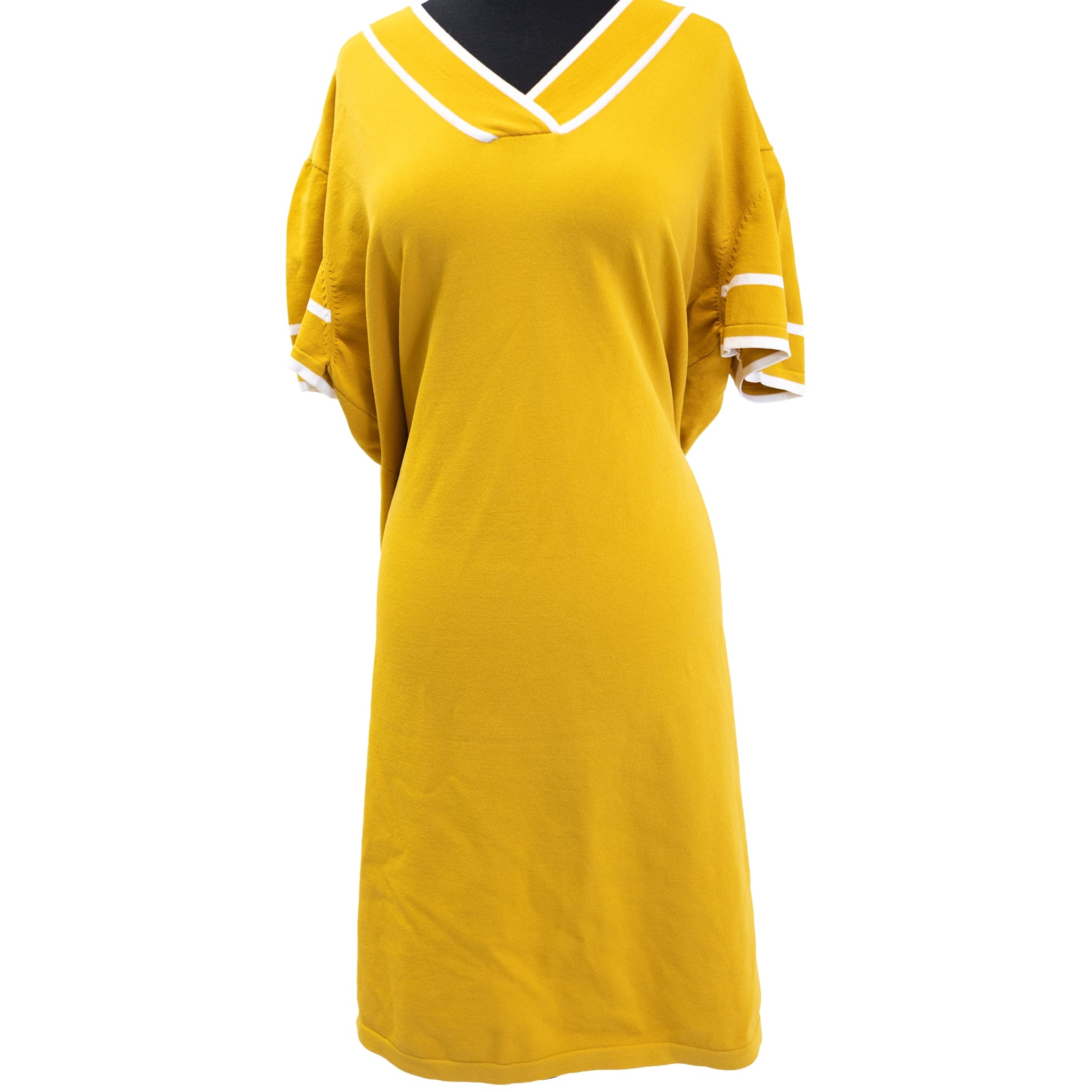 Gold & White Dress - Diva Starr Boutique