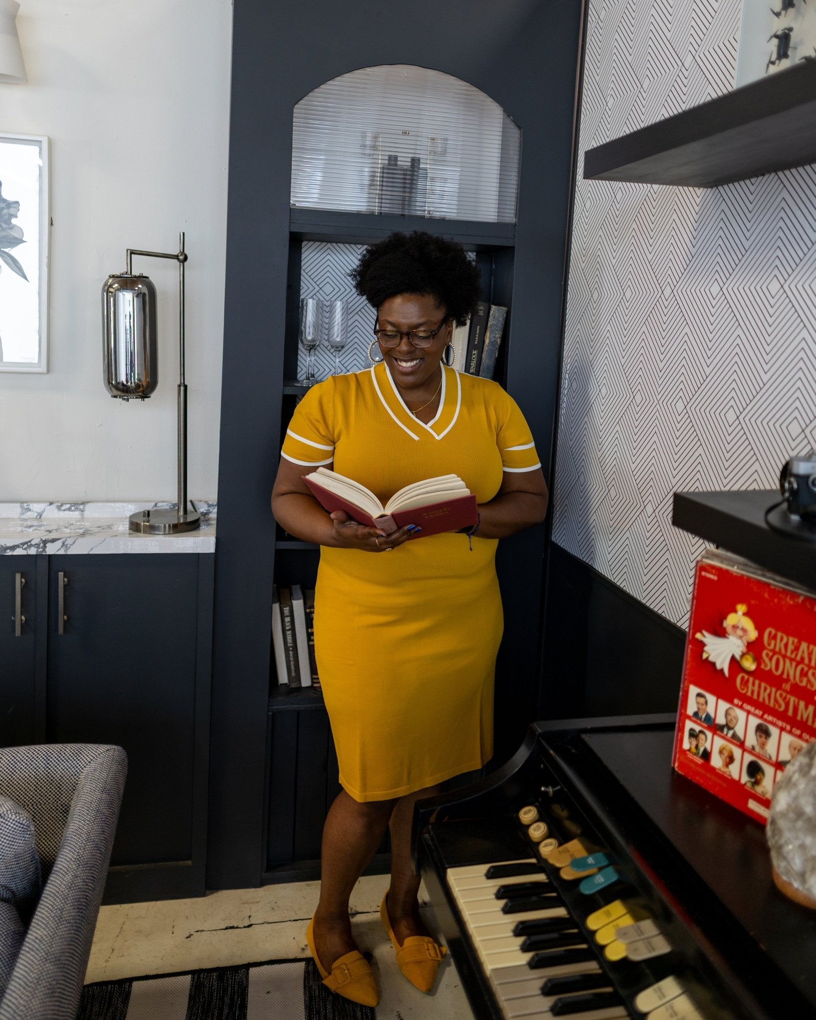 Gold & White Dress - Diva Starr Boutique