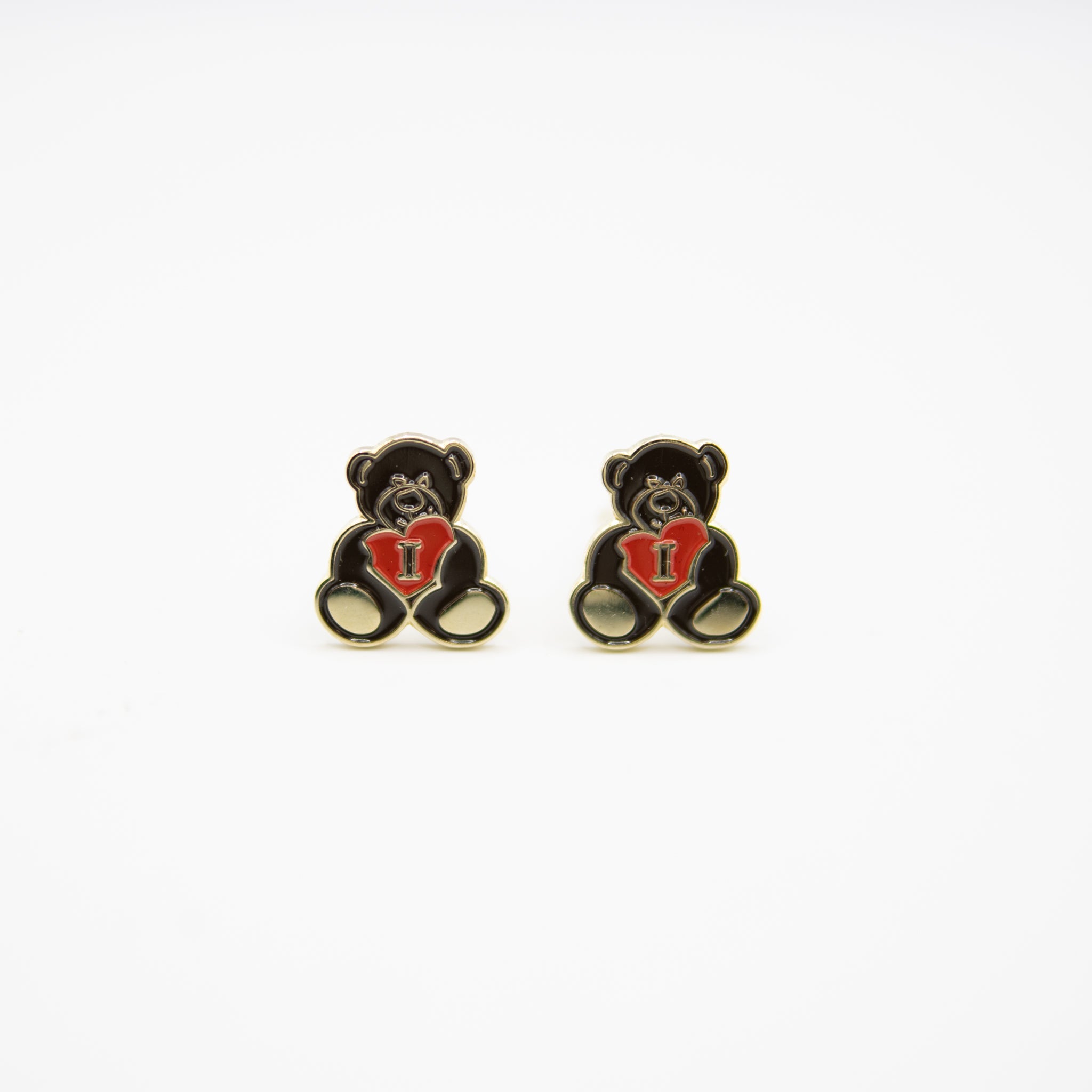 Iota Sweet Heart Bear Cufflinks - Diva Starr Boutique
