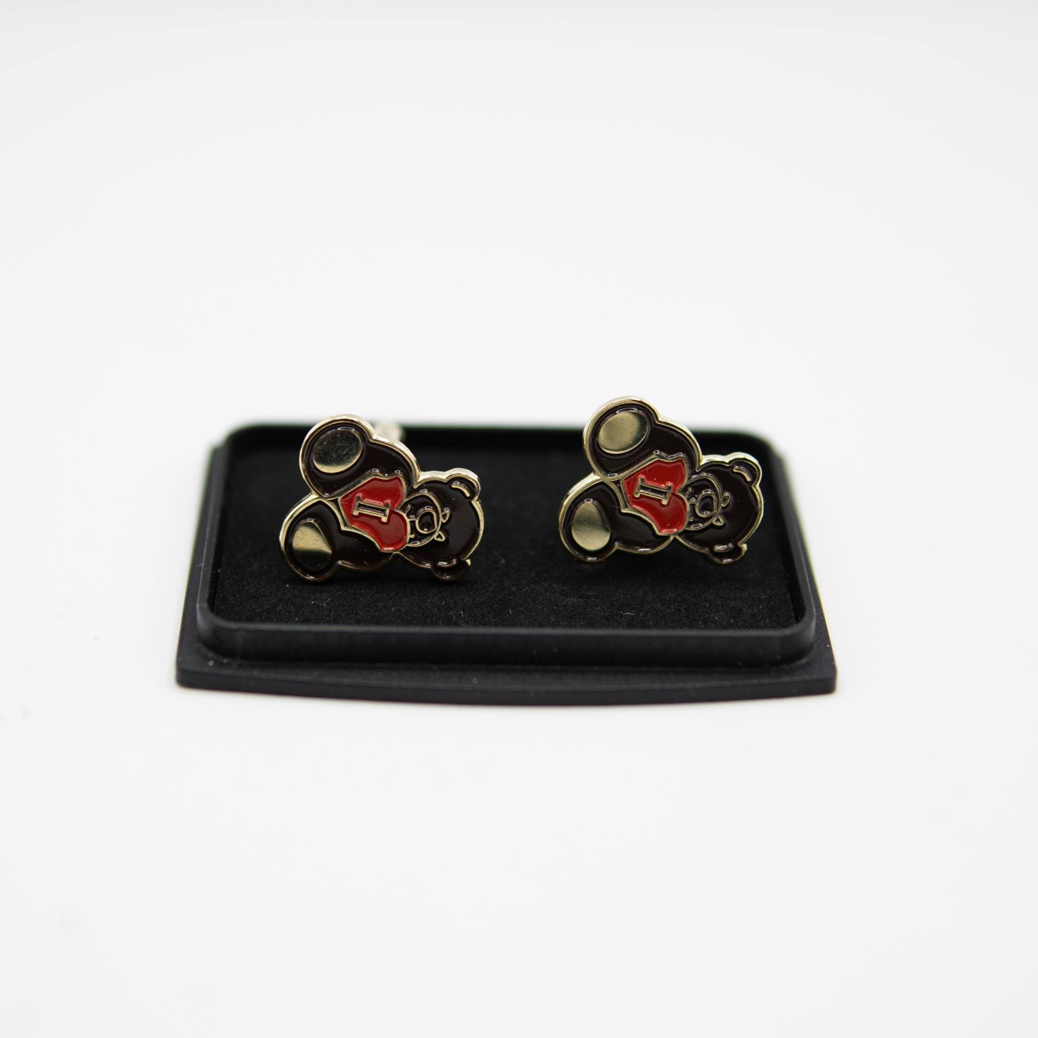 Iota Sweet Heart Bear Cufflinks - Diva Starr Boutique