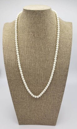 Long Pearl Necklace - Diva Starr Boutique