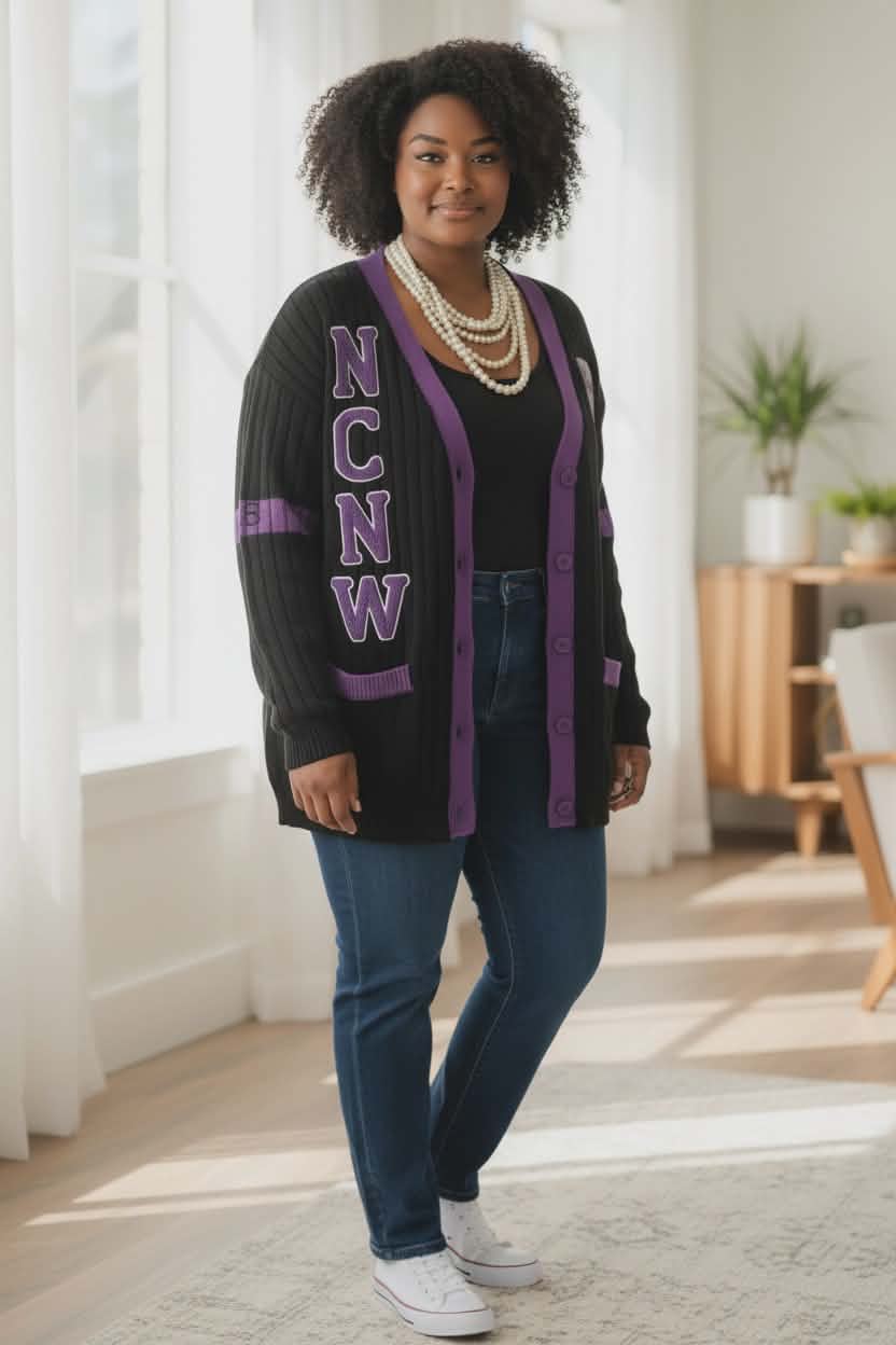 NCNW Black Cardigan - Diva Starr Boutique