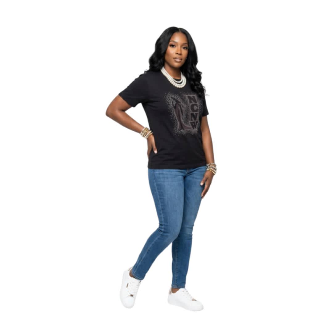 NCNW Lady Black Tee Unisex - Diva Starr Boutique