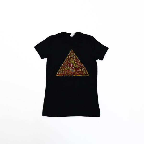 NSPDK Crest Bling Black T-Shirt – Diva Starr Boutique