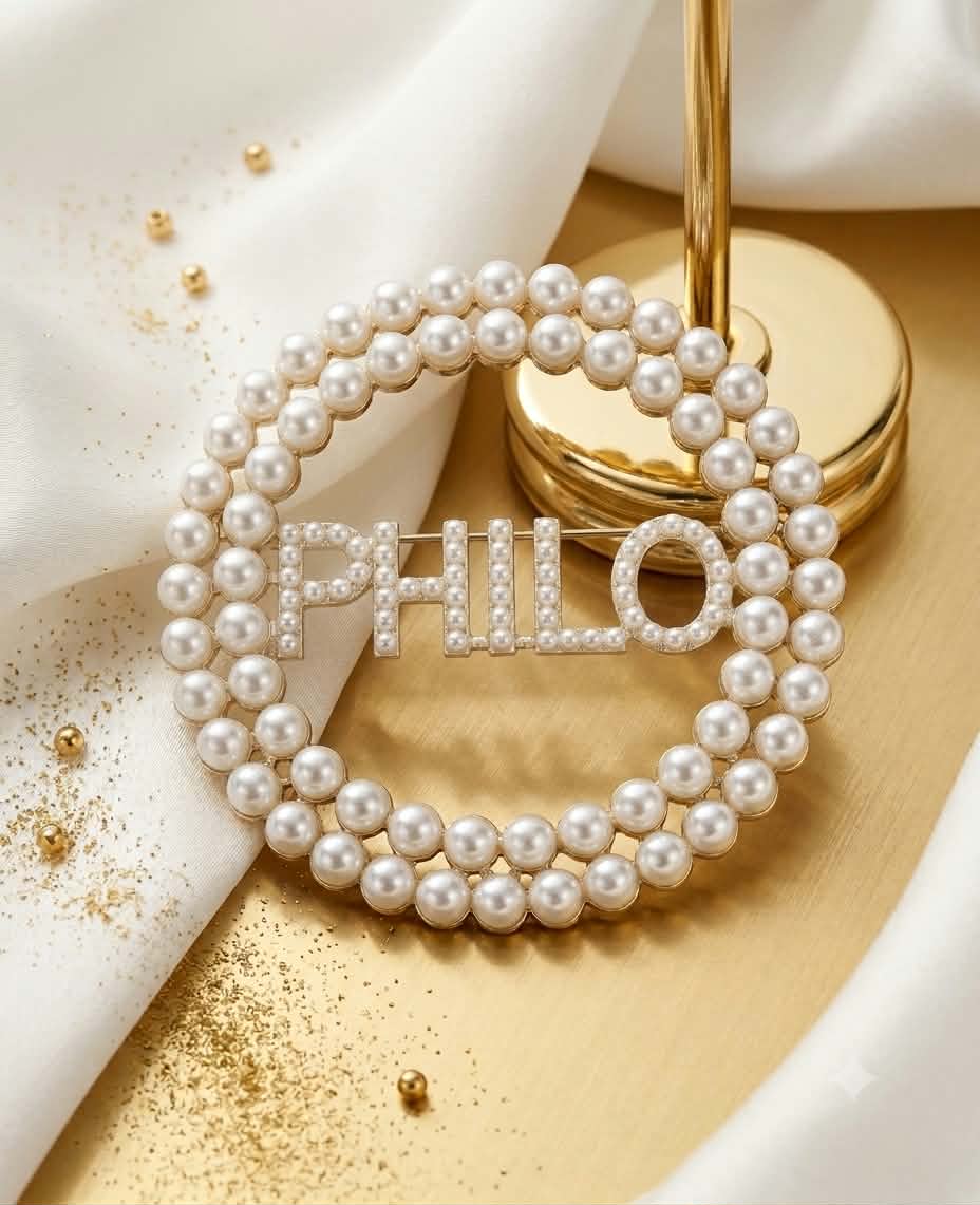 Philo Double Pearl Pin - Diva Starr Boutique