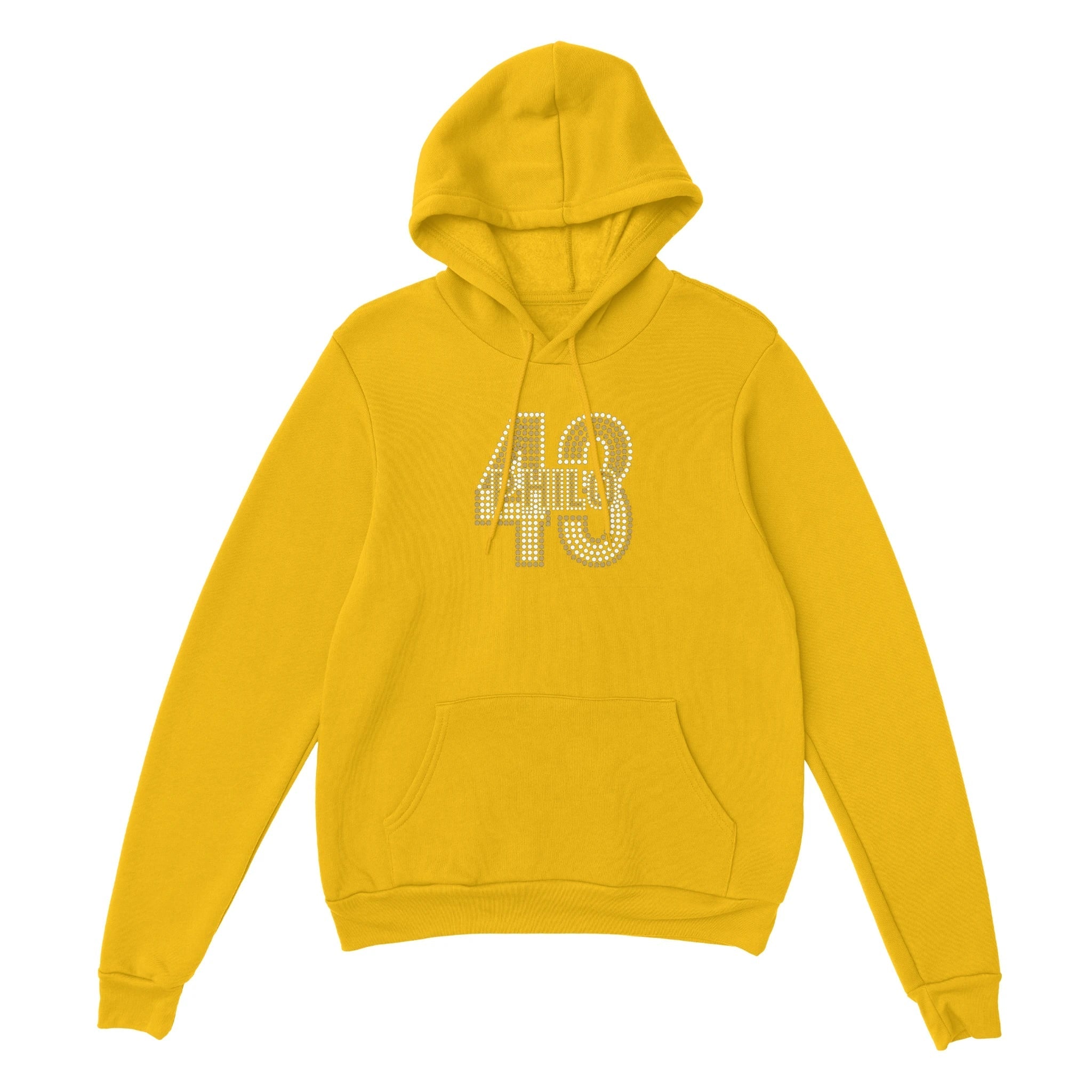 Philo Gold 43 StudStone Hoodie Unisex - Diva Starr Boutique