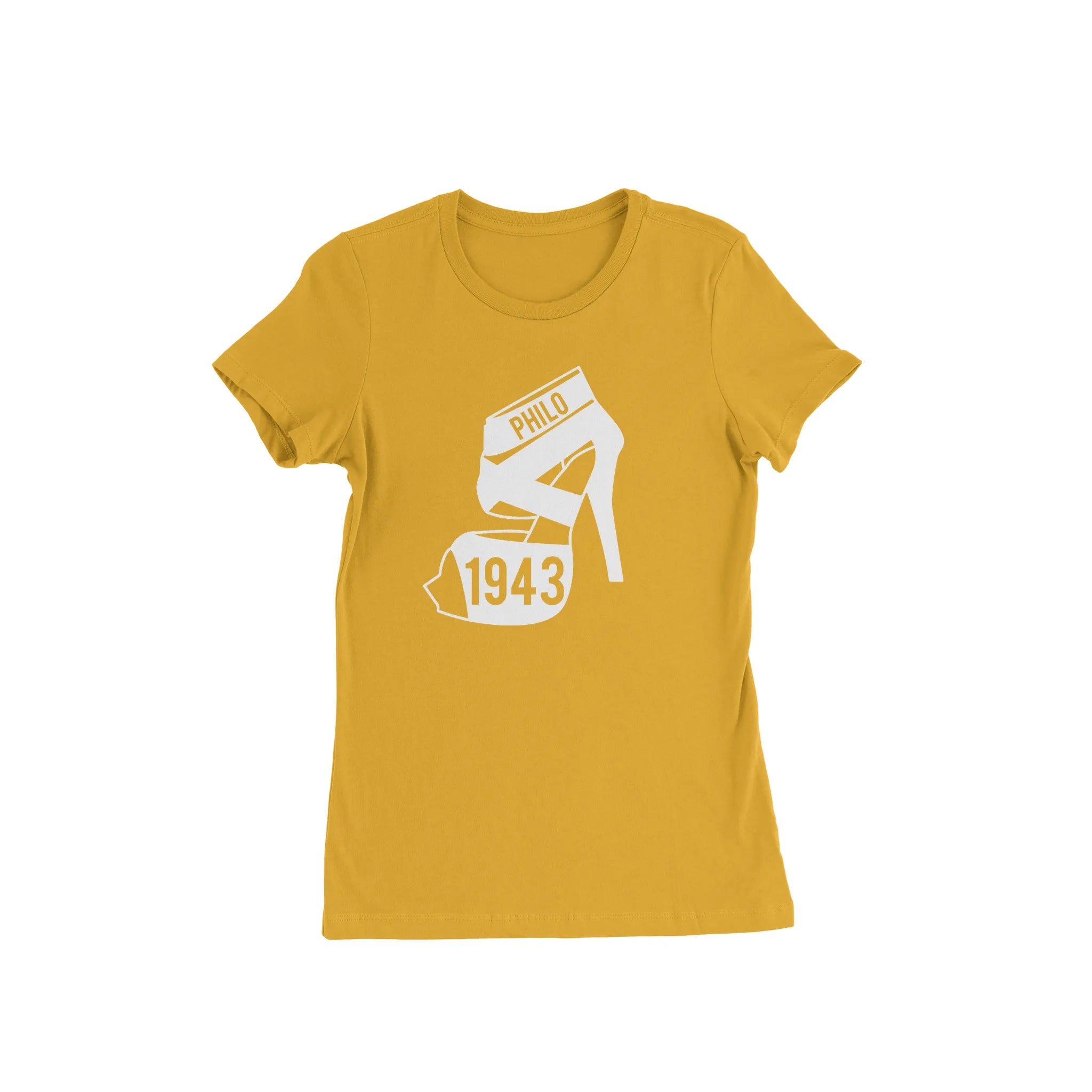 Philo Shoe Gold T - Shirt - Diva Starr Boutique
