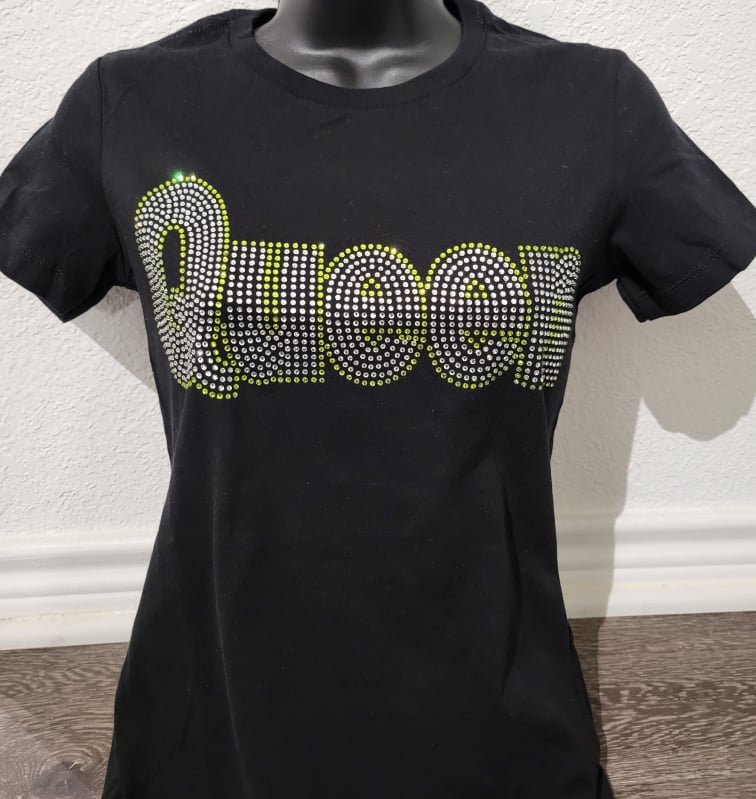 Queen BLING T - Shirt - Diva Starr Boutique