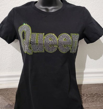 Queen BLING T - Shirt - Diva Starr Boutique