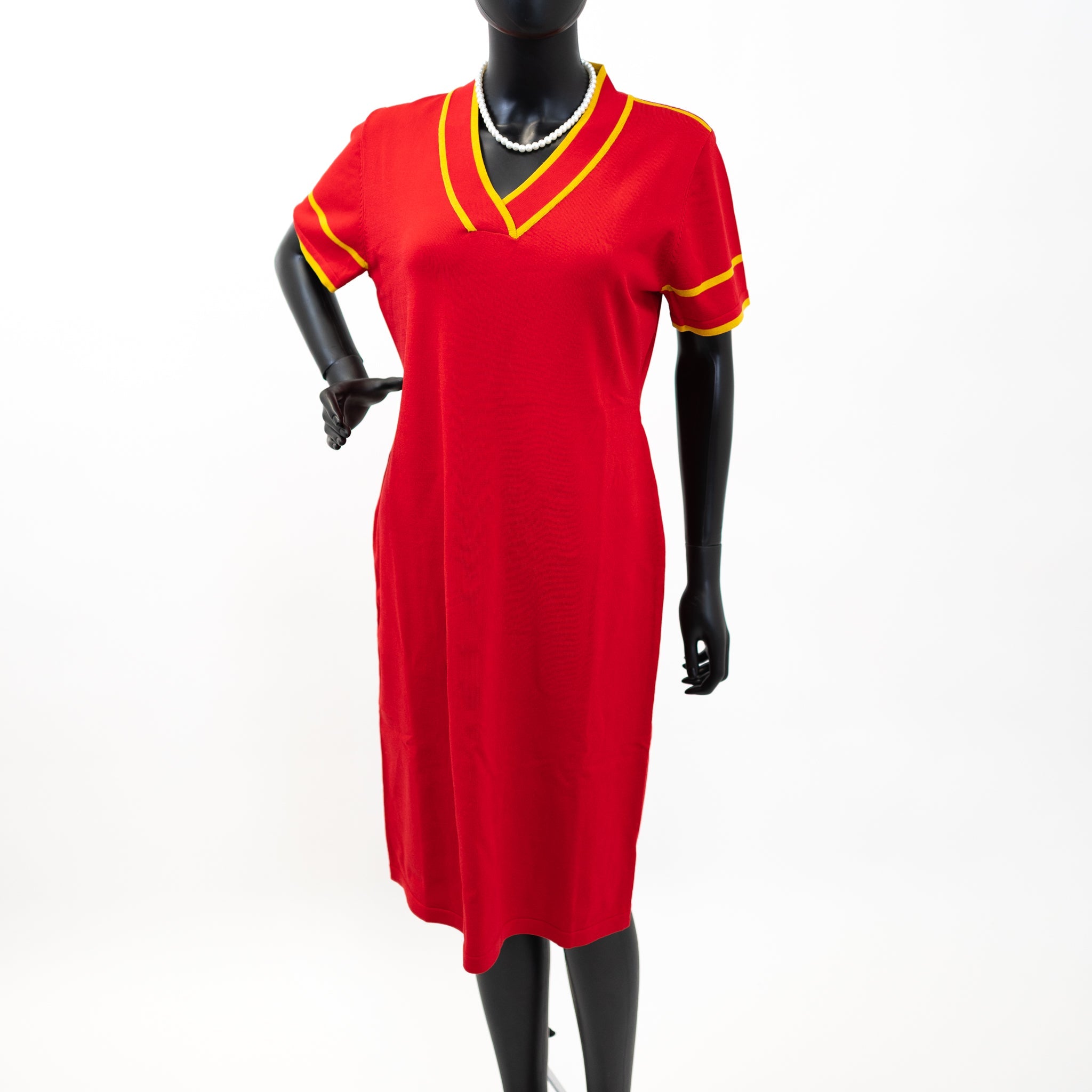 Red & Yellow Dress - Diva Starr Boutique