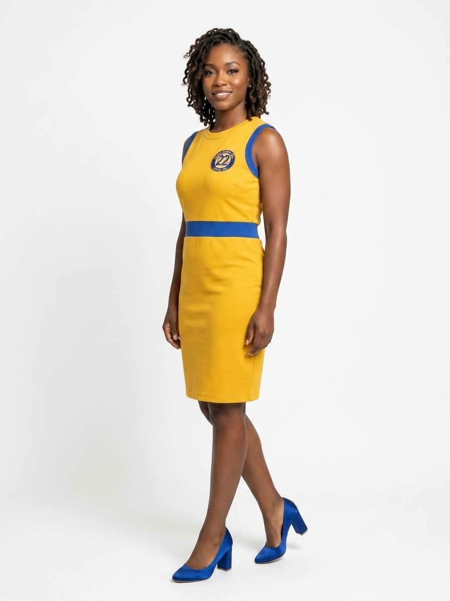 SGR 22 Dress Gold - Diva Starr Boutique
