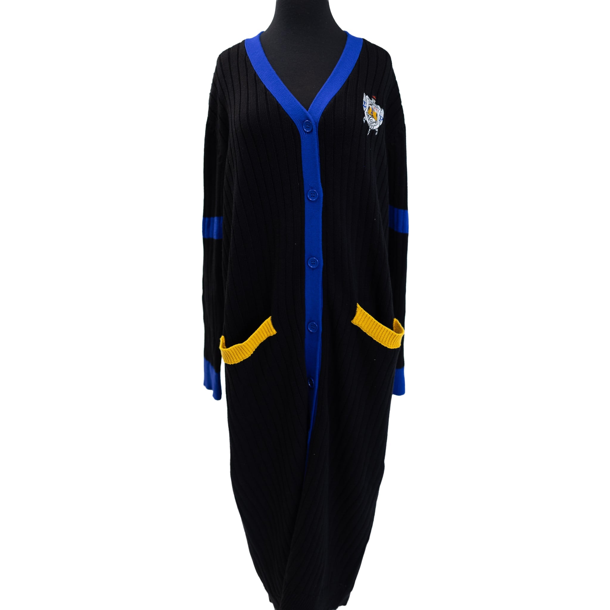 SGR Black Long Cardigan Pre - Order (Ship July 10, 2025) - Diva Starr Boutique