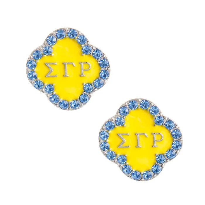 SGR Bling Stud Earrings - Diva Starr Boutique