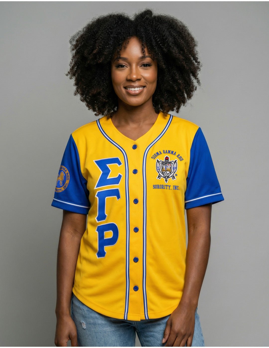 SGR Gold Baseball Jersey (Ships 4 - 13 - 26) - Diva Starr Boutique