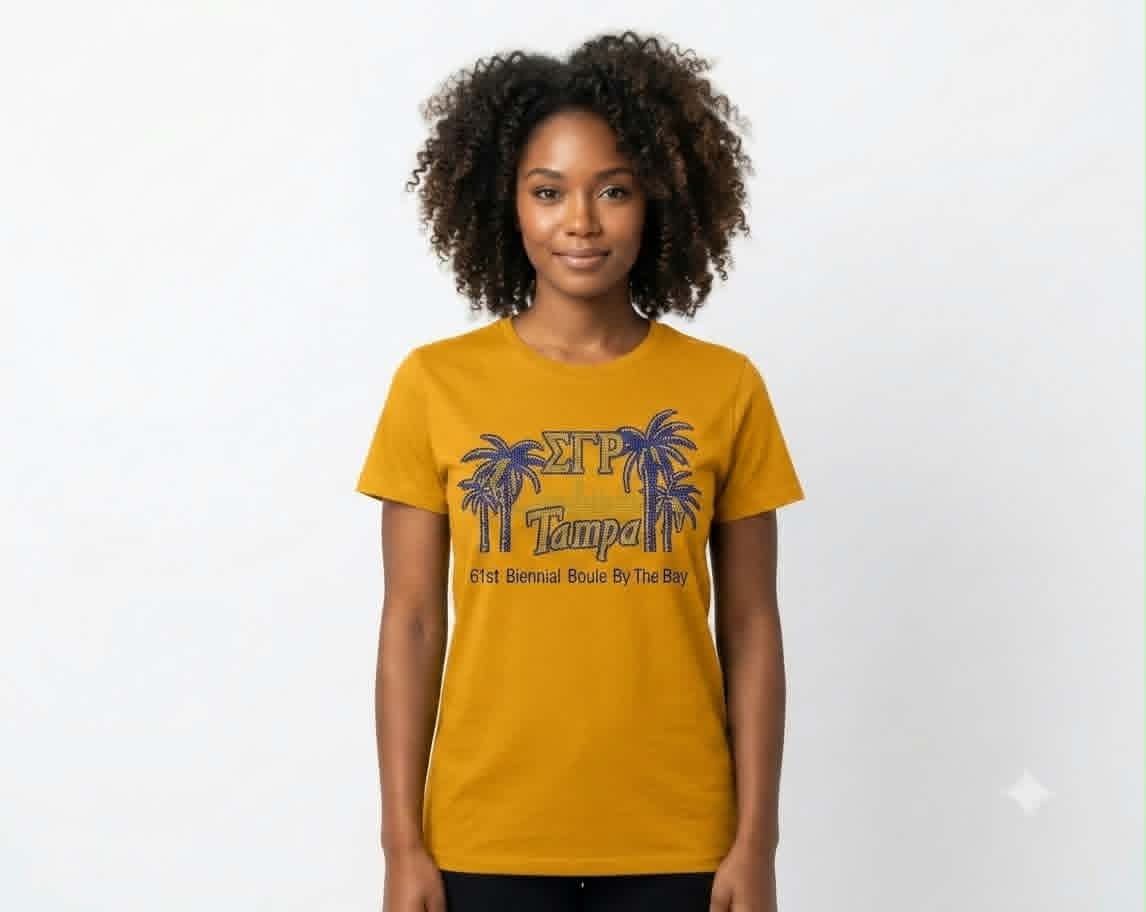 SGR Tampa Boule Tee Unisex Fitted Gold (Ships July 13, 2026) - Diva Starr Boutique