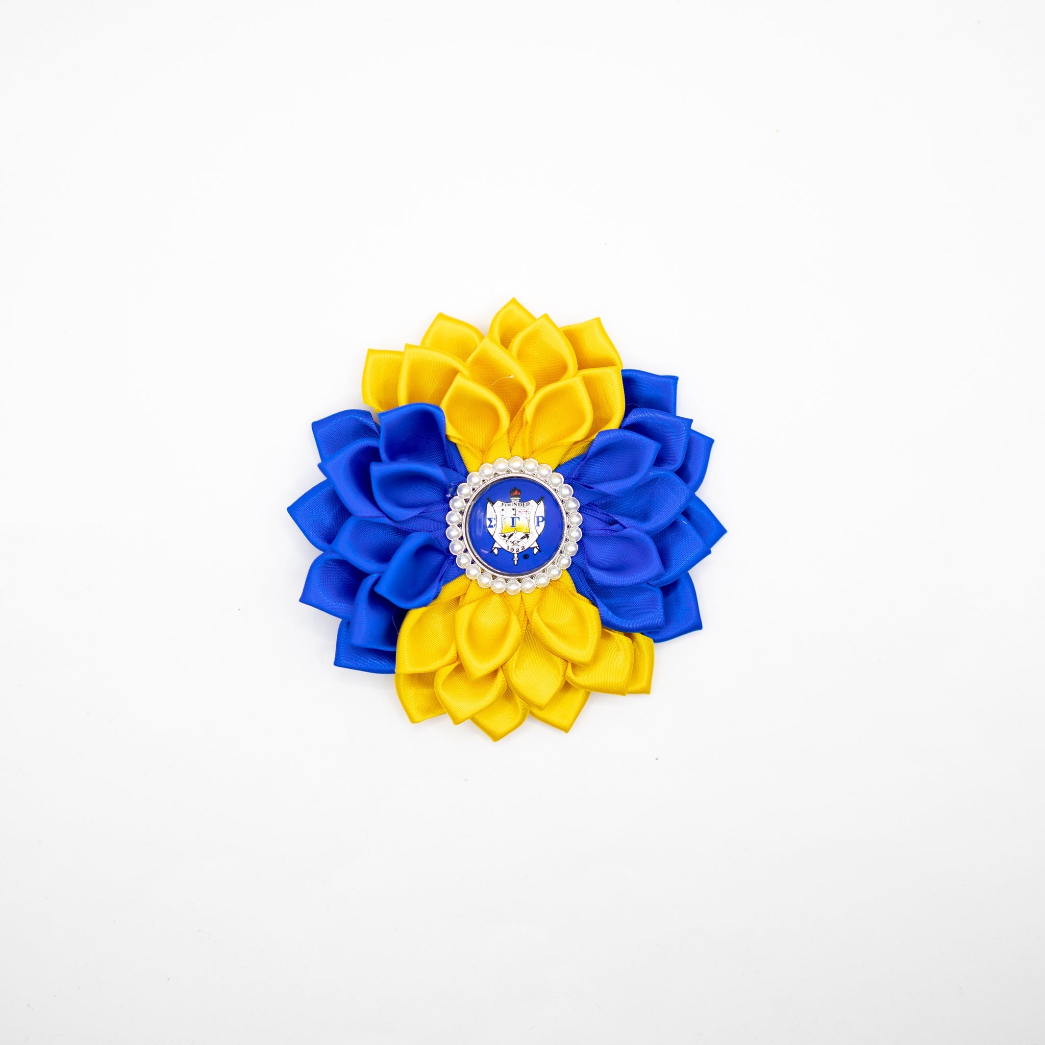 SGRHO Shield Flower Pin - Diva Starr Boutique