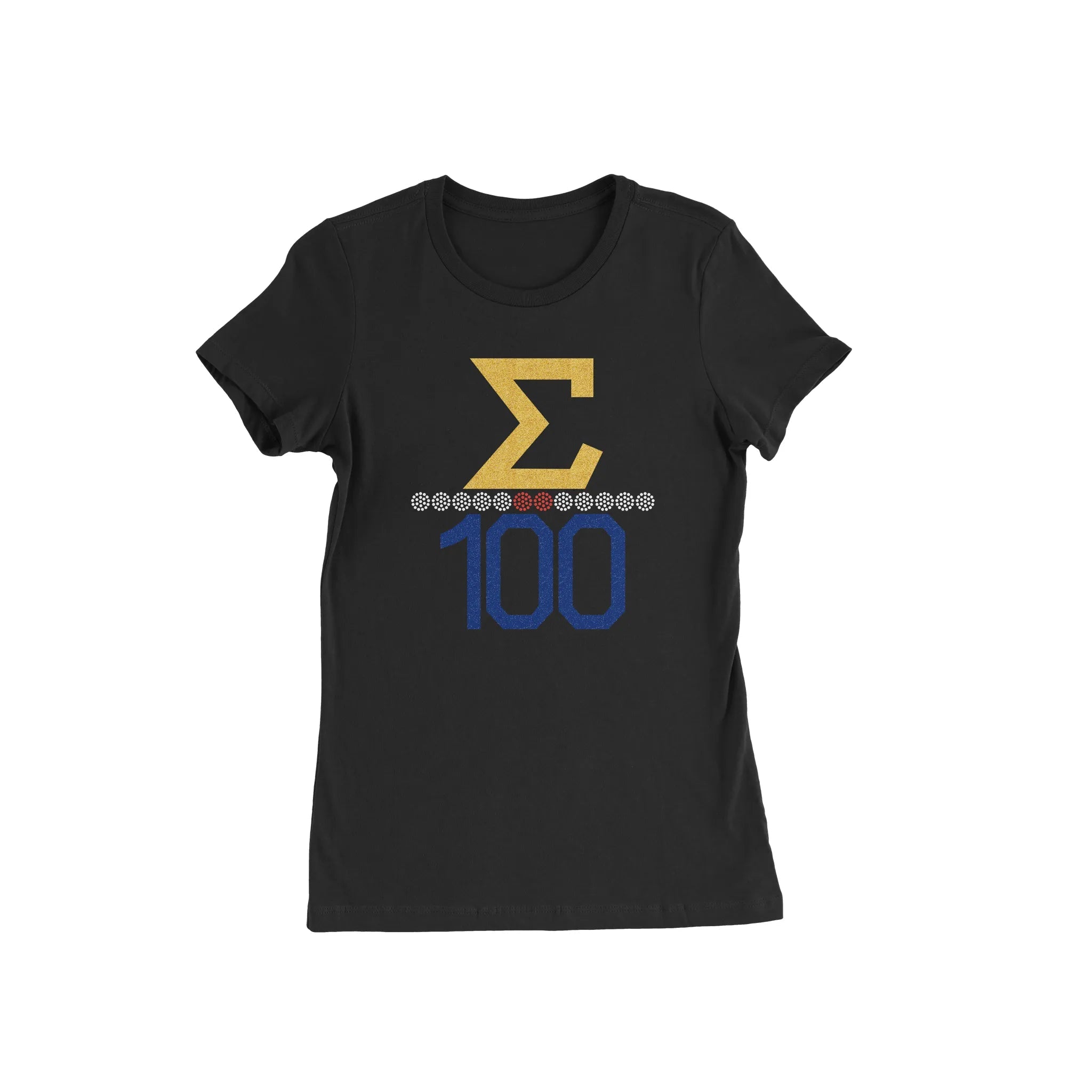 Sigma Gamma Rho 100 Glitter & Bling T - Shirt - Diva Starr Boutique