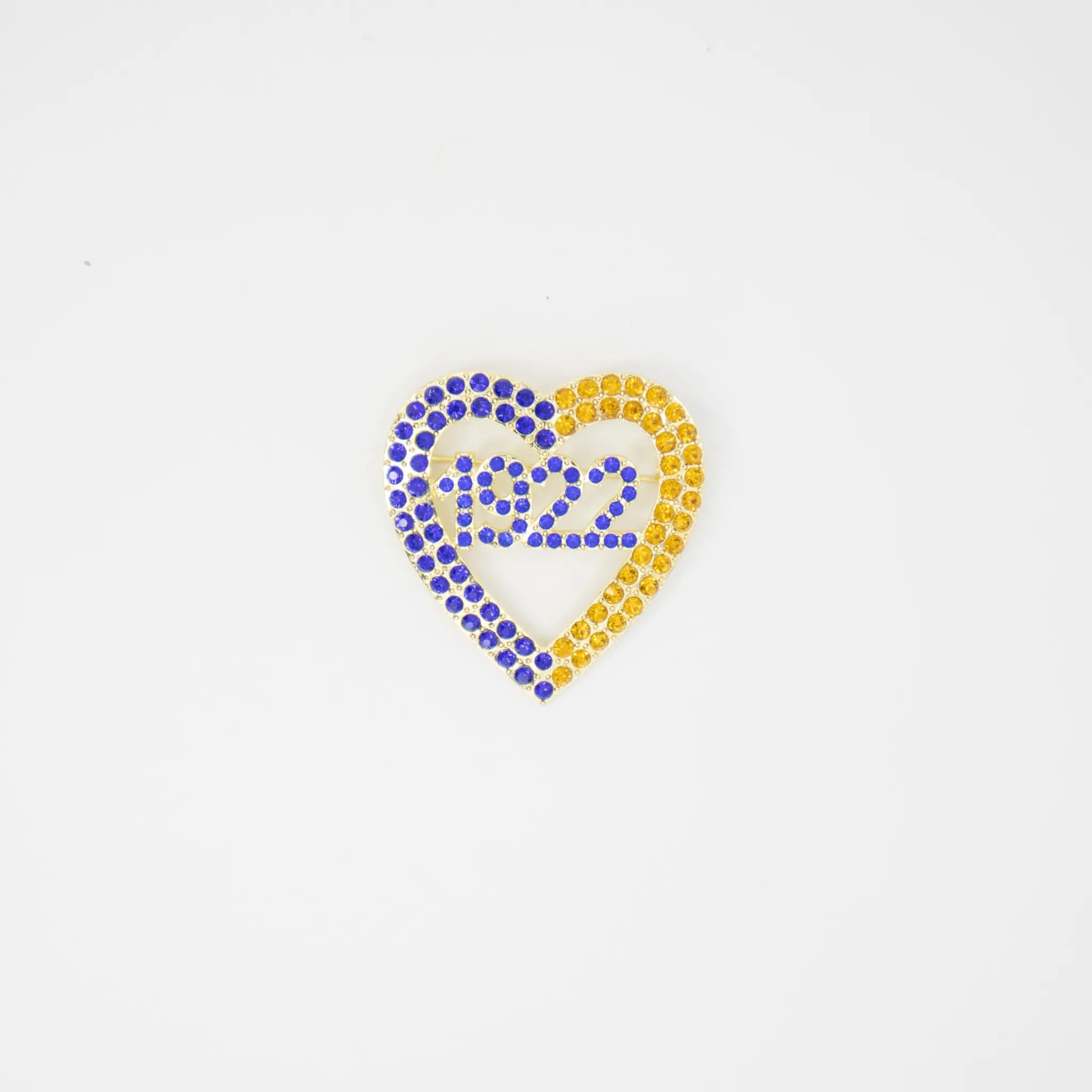 Sigma Gamma Rho 1922 Heart Bling Pin - Diva Starr Boutique