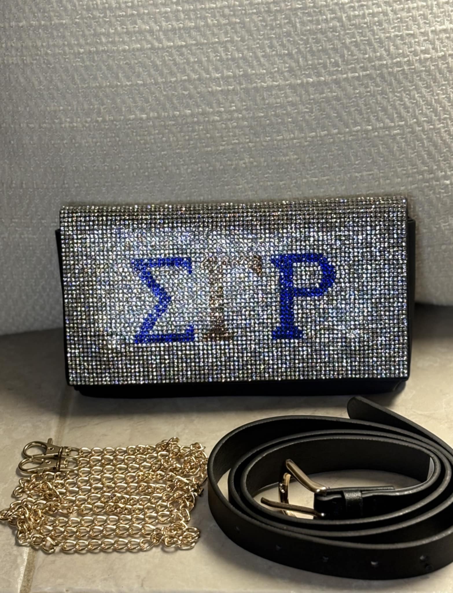 Sigma Gamma Rho Bling Clutch/Belt Bag - Diva Starr Boutique